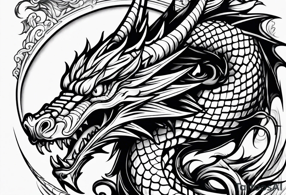 dragon tattoo idea