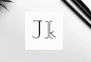 J and R letter tattoo tattoo idea