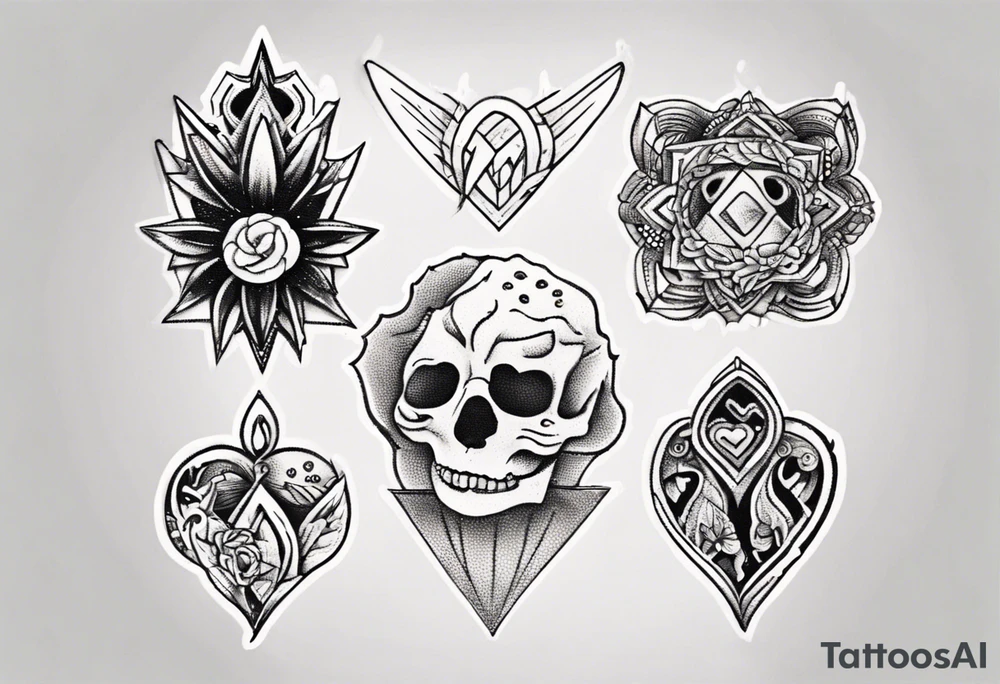 Small tattoo love sibling tattoo idea