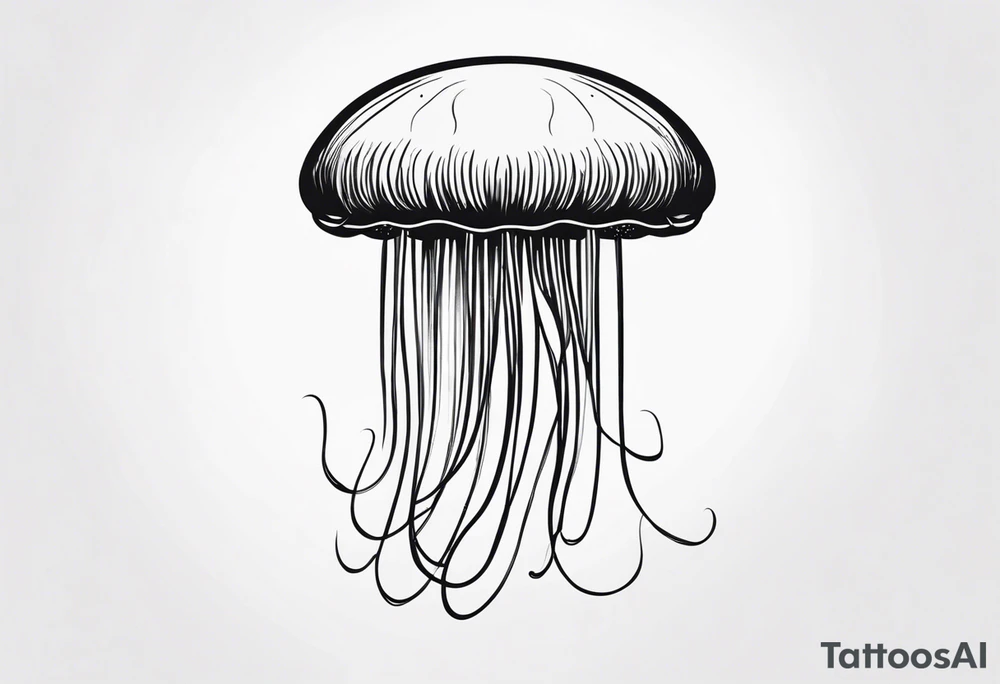Small jellyfish tattoo idea