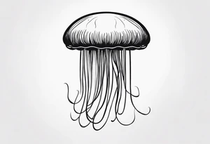 Small jellyfish tattoo idea