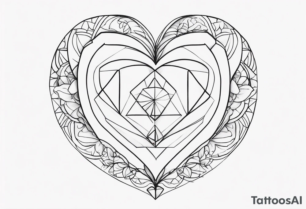 Heart and mind balance quote tattoo tattoo idea