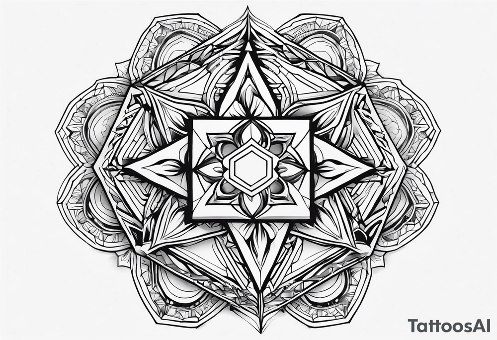 Hexagon tattoo idea