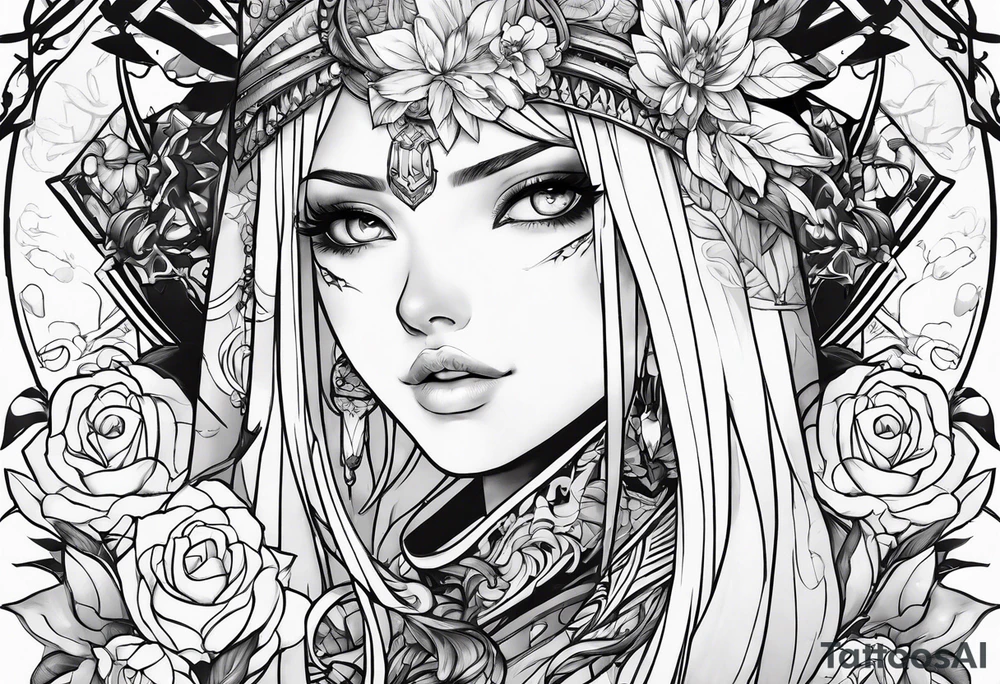 anime tattoo idea