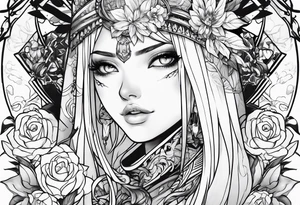 anime tattoo idea