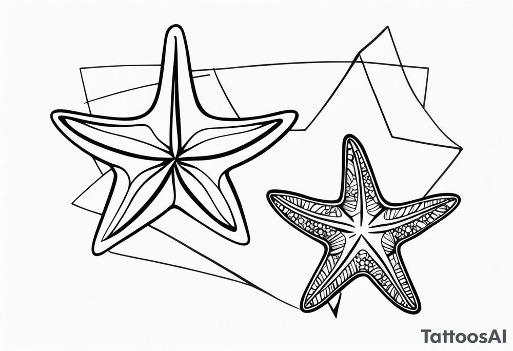 Starfish wrist wrap tattoo idea