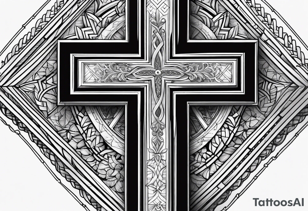 Cross with some bible verse for my forearm tattoo idea