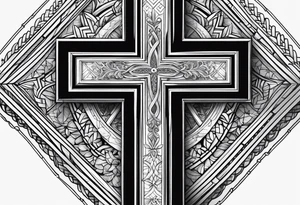 Cross with some bible verse for my forearm tattoo idea