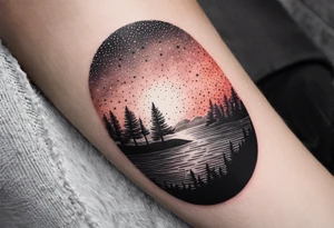 Áries, mar, por do sol, oxum tattoo idea