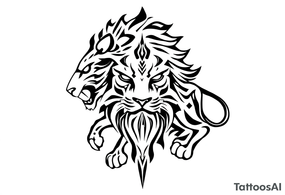 lion tattoo idea