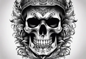 Skull sleeve tattoo idea