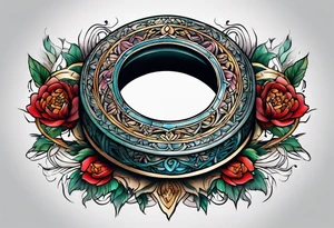 zen ring tattoo idea