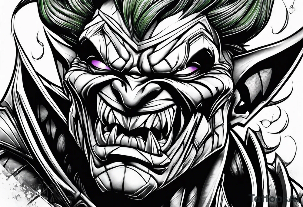Green goblin tattoo idea