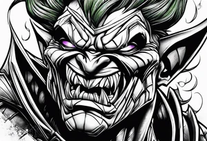 Green goblin tattoo idea