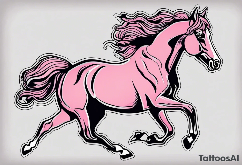 Turn pink ribbon into bucking horse
Breast cancer tattoo idea