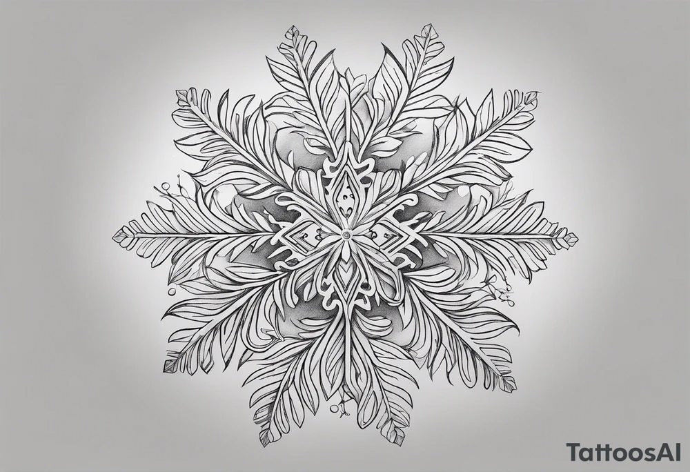 Snowflakes, small tattoo idea