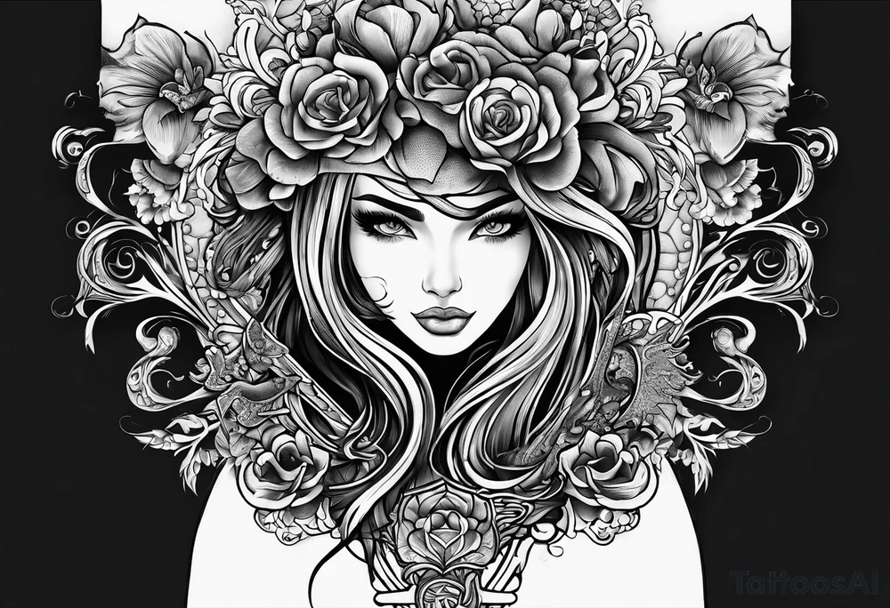 “If you’re going thru hell keep going” tattoo idea