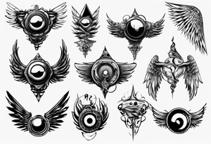 speaker wings tattoo idea