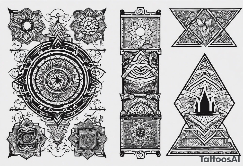 I want to generate a tattoo for my forearm where the elements will be part of my story of life the base of the tattoo its a computer chip because my profession and passion is related to computer, I also like sports in general such as soccer, snowboard, surf, motorbike, cars part of my story it was moving from brazil to Australia and I am really grateful for my life now because I started from the bottom and really value my family and values, I also want a fine line style and minimalistic tattoo idea