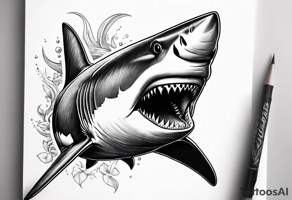 Shark tattoo idea