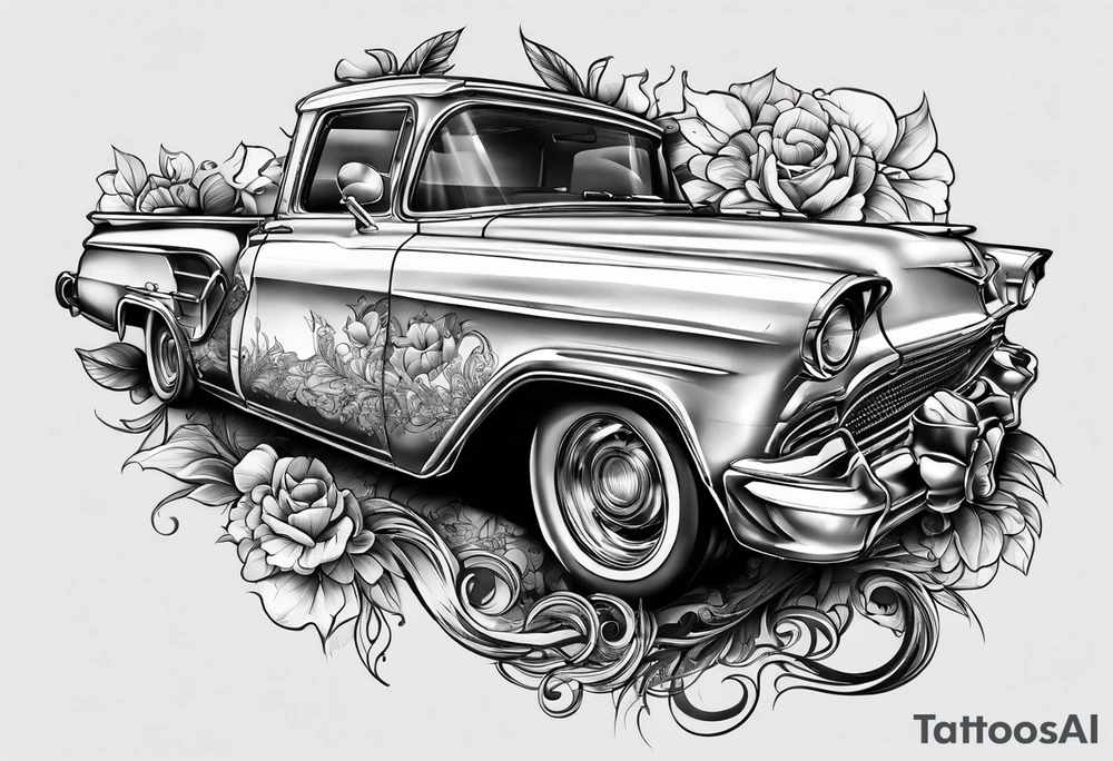 Automatic lawn sprinkler system tattoo idea