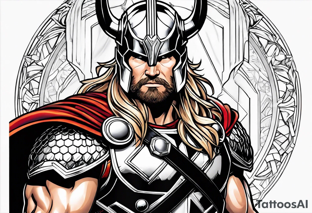 The Mighty Thor from MCU tattoo idea