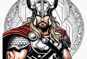 The Mighty Thor from MCU tattoo idea