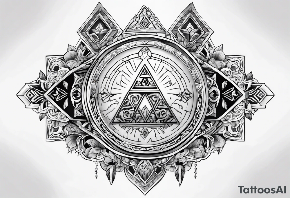 Legend Of Zelda arm sleeve tattoo idea