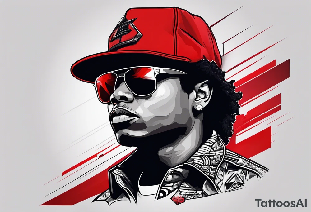 eazy E red tattoo idea