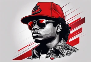 eazy E red tattoo idea