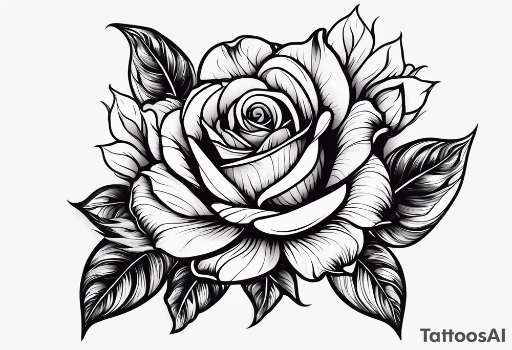 flower rose , sunflower, animal tattoo idea