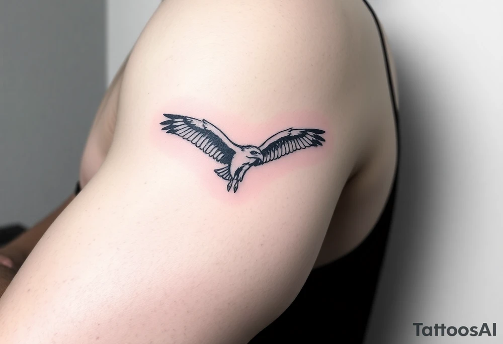 Realistic Osprey tattoo idea