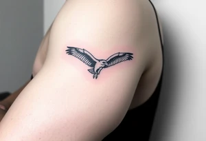 Realistic Osprey tattoo idea