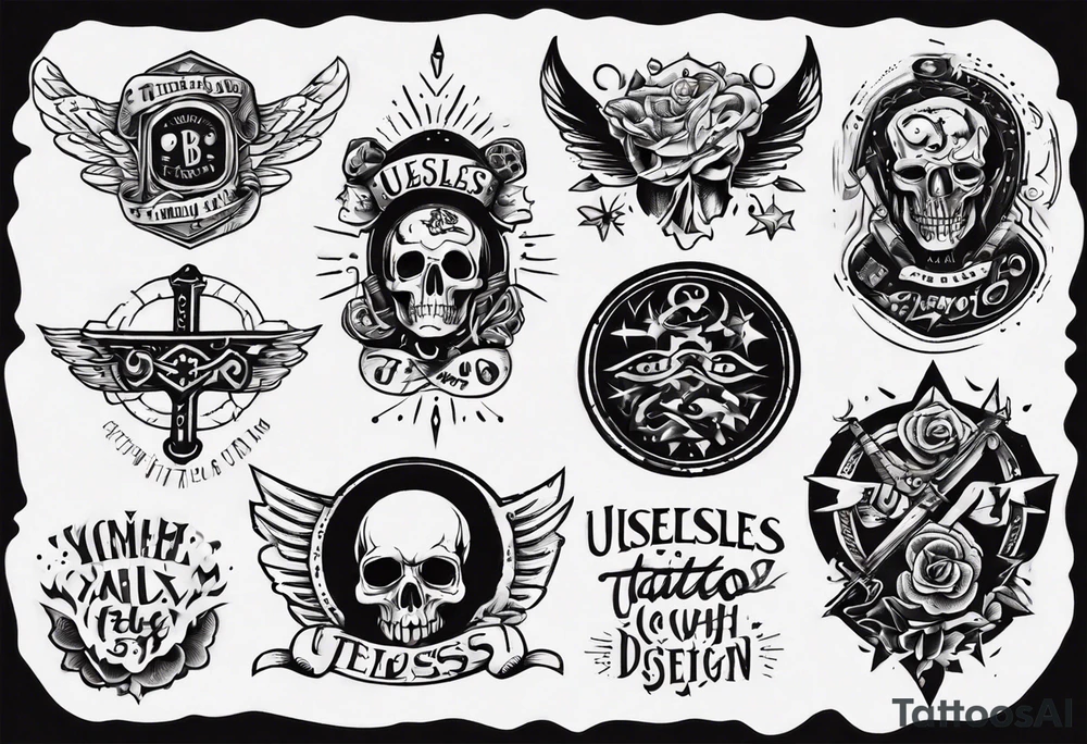 useless dick tattoo idea