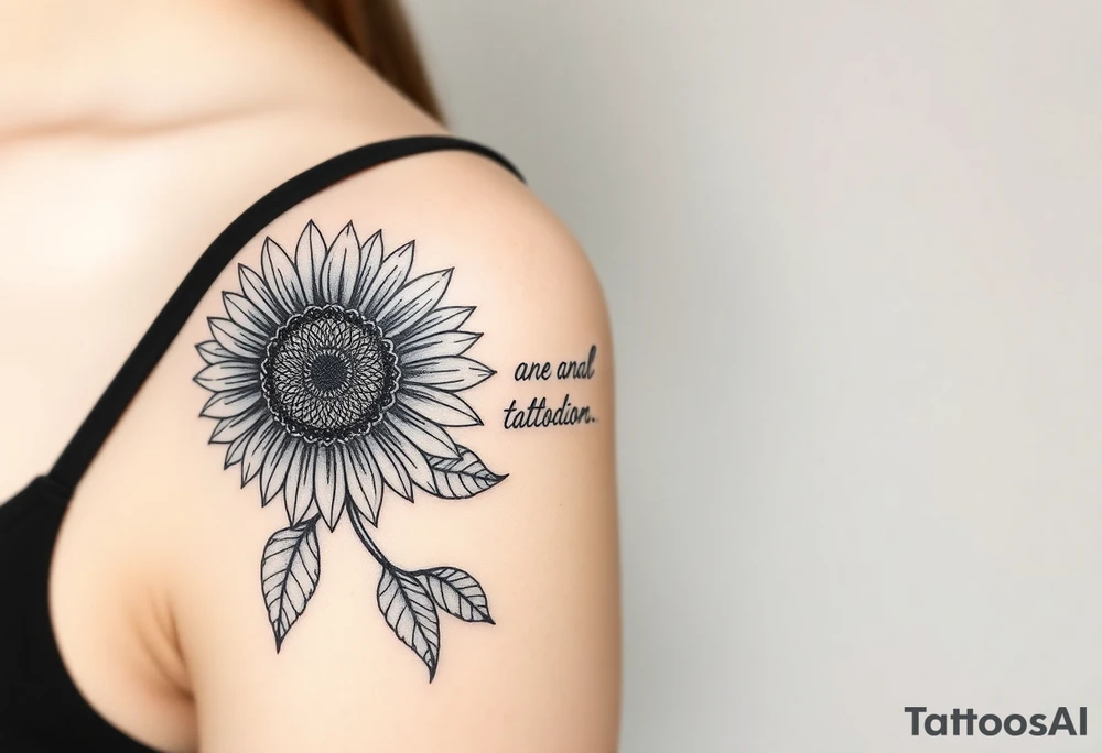 Quotes 
paintbrush
Sunflower tattoo idea