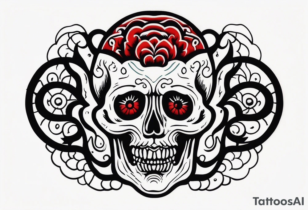 1940's horror tattoo idea