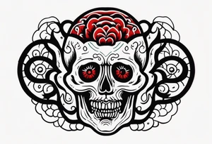 1940's horror tattoo idea