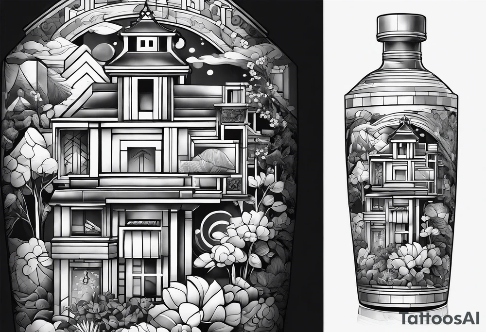 Building block tattoo idea