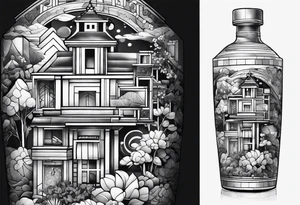 Building block tattoo idea