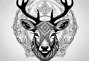Cerf tattoo idea