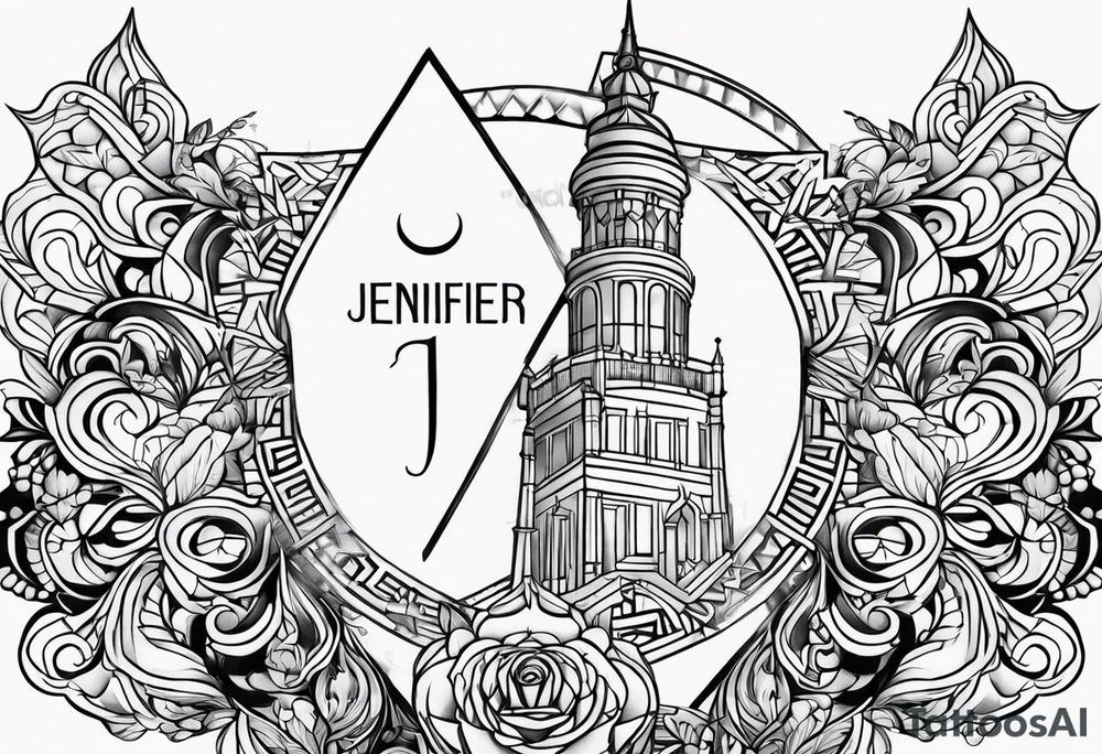 Name Jennifer tattoo idea