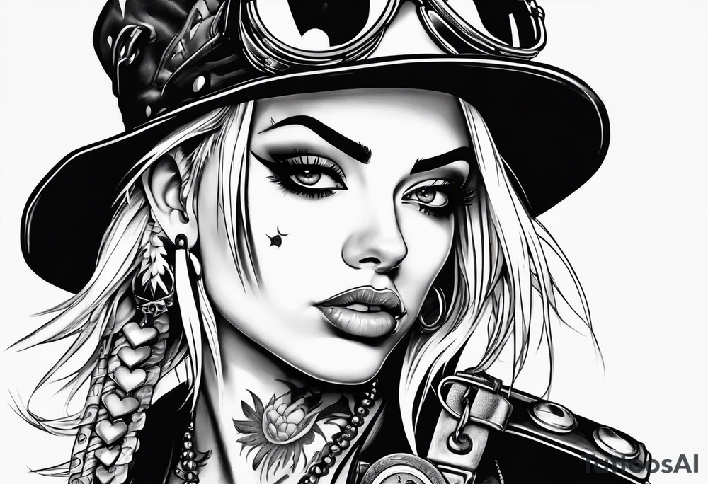 Tank girl tattoo idea
