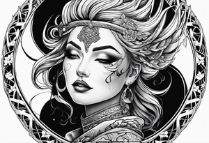 Lightning tattoo idea