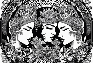 Something  for matching couples tattoo,, including the word Gizaagi’in tattoo idea