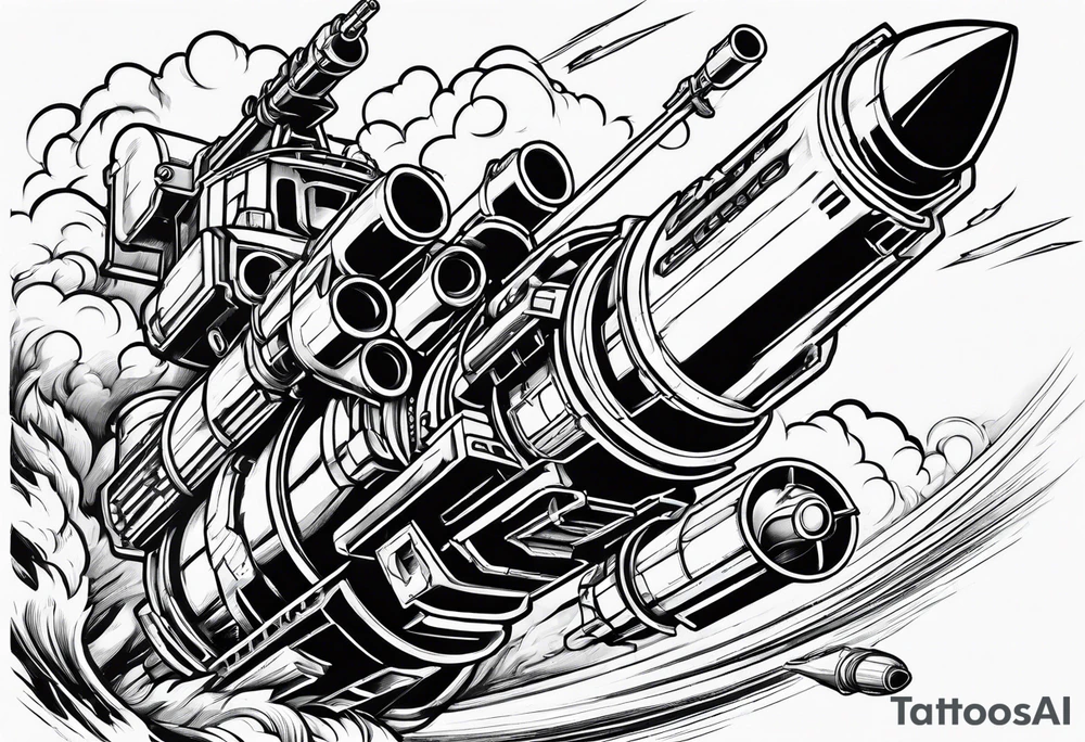 rocket launcher tattoo idea