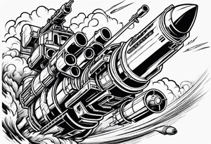 rocket launcher tattoo idea