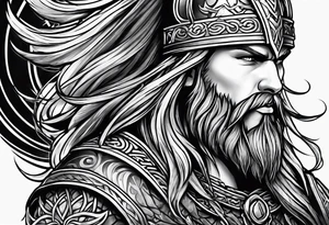 Viking sleeve tattoo idea