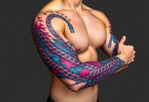 whips and chains tattoo idea