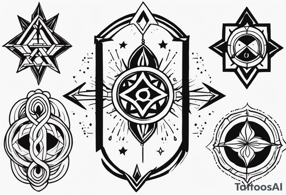 Integrity, strength symbolism tattoo idea