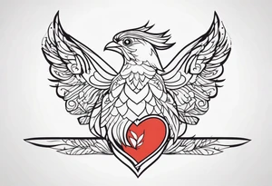 KASS written with heart tattoo idea